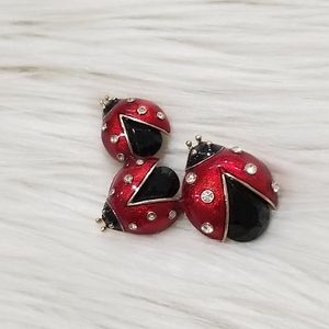 Vintage ladybug brooch